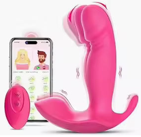 Rose Red USB Rechargeable Wireless Remote Control Dildo Vibrator Sex Toy Masturbator Silicone Panty Vibrating Massage Wand
