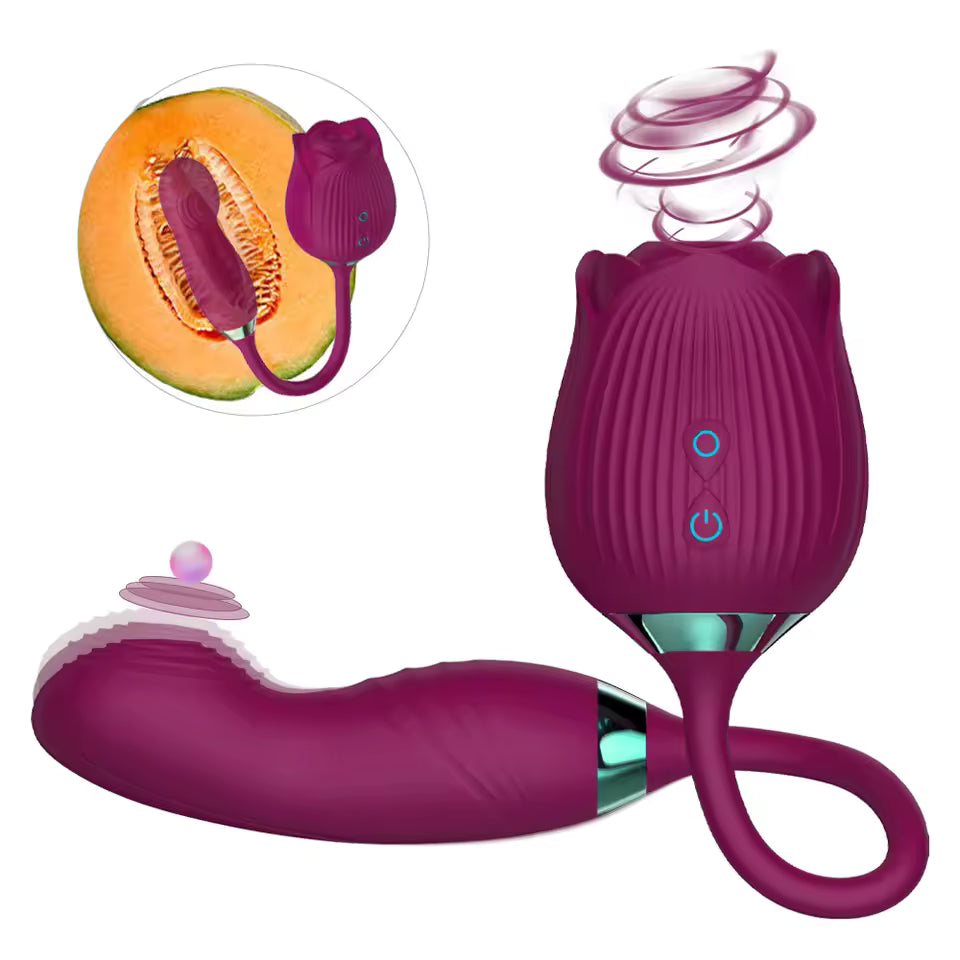 Hot Sell Rose Jump Bullet Vibrators Woman Masturbating Sex Toys 10 Speed Toy G-spot Vibrate Dildo Bullet Vibrator