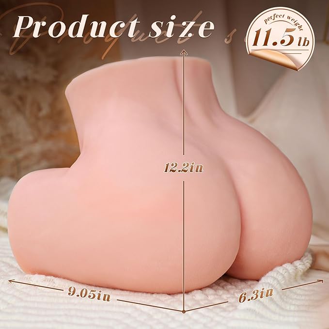 BIG SHOCKED 11.5LB Lifelike Sex Doll Adult Sex Toys & Games, Female Torso Male Masturbator Stroker Realistic Pocket Pussy, Silicone Full Size Love Dolls Sex Toy
